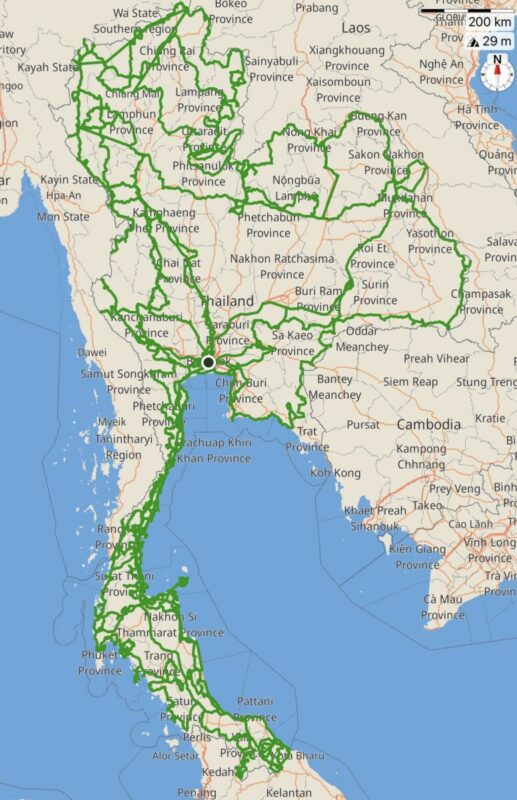 My Thai rides over the years